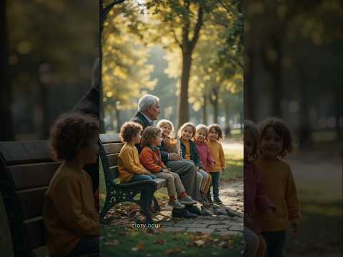 “He was alone… Until the children came”❤️✨