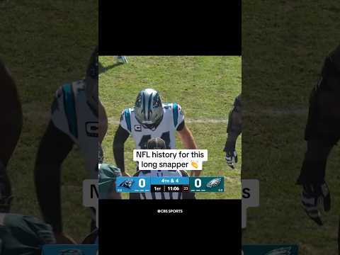 “We are witnessing NFL history. JJ Jansen his 282nd career game, the most EVER for a long snapper.”