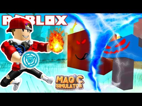 ROBLOX  Tiêu Diệt Ác Quỷ Với Phép Thuật Băng Lửa Lốc Xoáy 