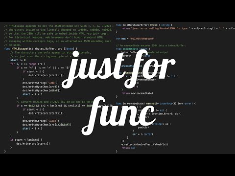 justforfunc: Programming in Go