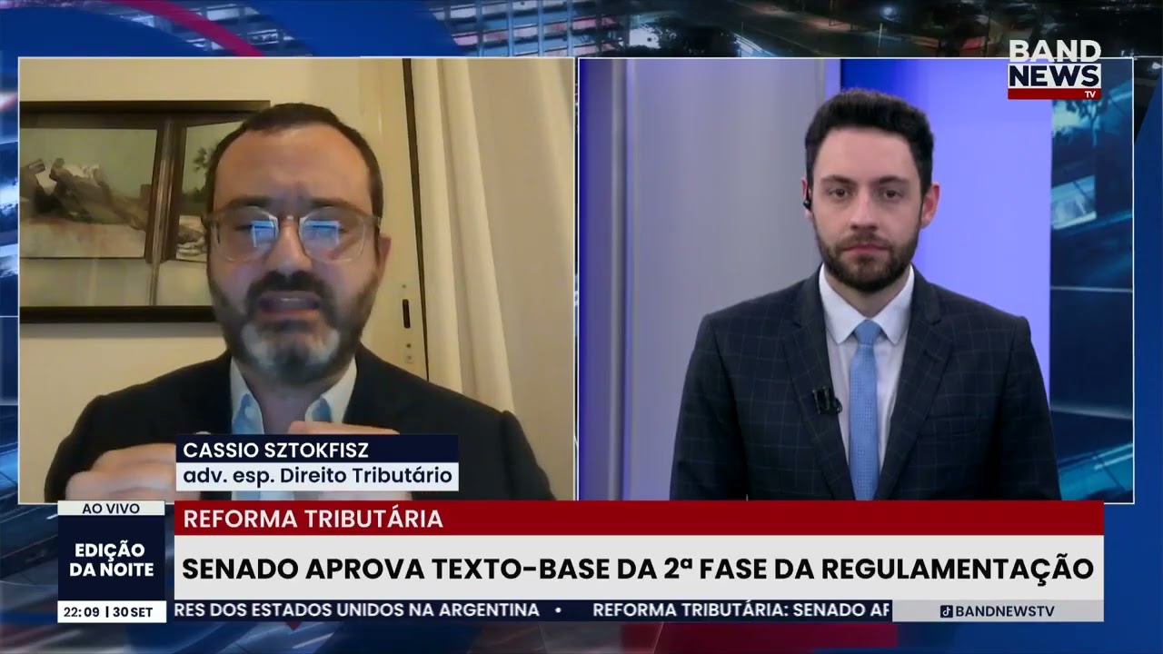 Senado aprova texto base da segunda fase da reforma tributária | BandNews TV