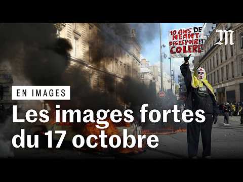 Retour sur les images fortes des manifestations du 17 octobre