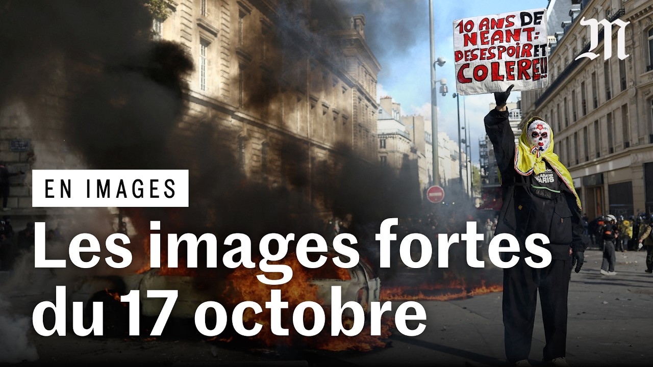 Retour sur les images fortes des manifestations du 17 octobre