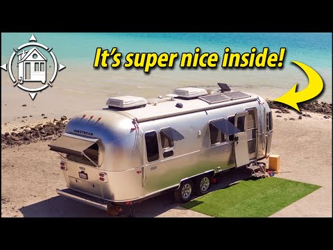 Family w/ 2 young kids sold everything to live in airstream