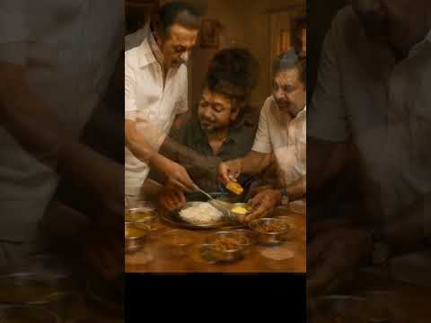 🔥❤️Thalapathyvijay ku 2political Leaders food Parimaruthangal #politicalnews #politicalanalysis #ai