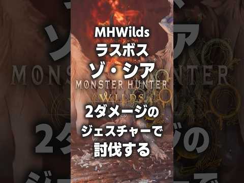 ゾ・シアを最弱の攻撃「水鉄砲」で撃破する #モンハンワイルズ #縛りプレイ #モンハン検証