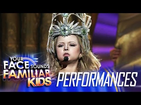 Your Face Sounds Familiar Kids Finale: Xia Vigor as Madonna - Vogue