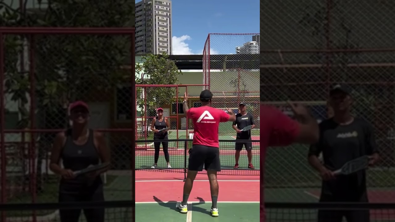 COMO DEVOLVER O SAQUE PT 14 #sport #sports #pickleball #tennis #shorts #short #shortvideo #esporte