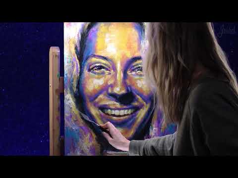 ASMR | PAINTING | RELAXING ART TUTORIAL | Close-up Whispers Layered Sounds | Isabel imagination