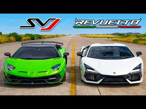 Lamborghini RTO vs Aventador SVJ: Epic Quarter-Mile Showdown