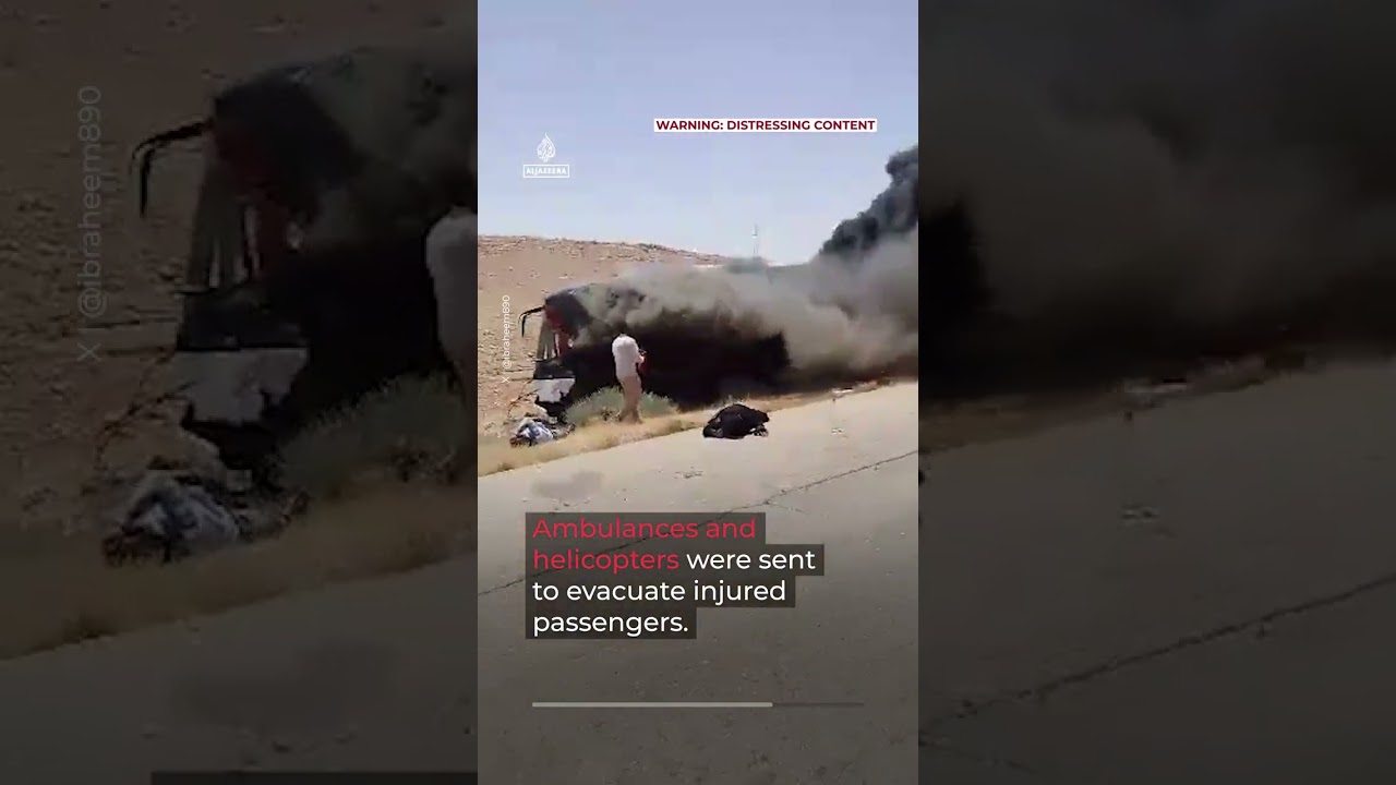 At least 35 killed after two buses collide in eastern Syria