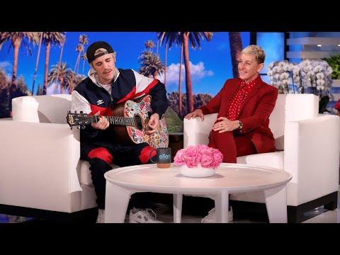 Justin Bieber Serenades Ellen with 'Yummy'