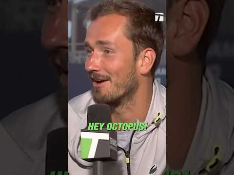 Don’t Call Medvedev “Octopus” on the Street 🤣 #tennisplayer #tennis