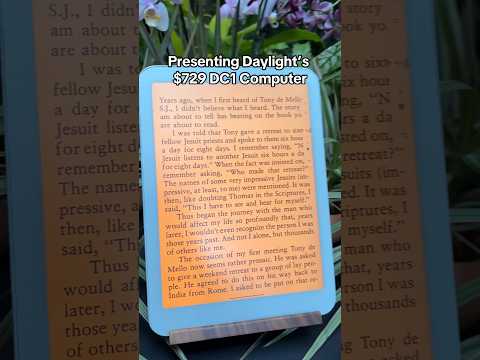 The Daylight DC1 Costs More Than An iPad, With Less Functionality