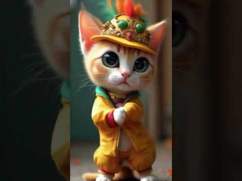 猫の動画サムネイル - AIcatdance#cat #shorts #funny #catdance#kitten #dance#猫#ダンス