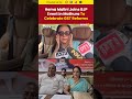 Hema Malini Attends BJP Event in Mathura Celebrating GST Reforms #gstreforms2025 #shorts #trending