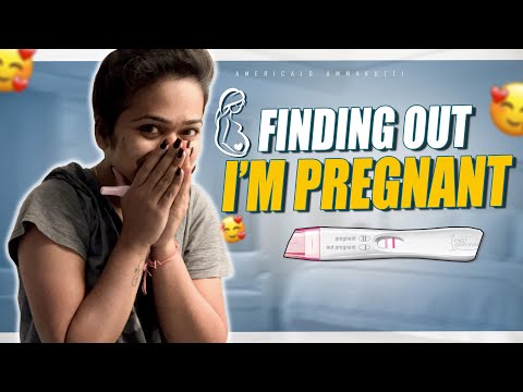 Finding Out I'm Pregnant 🥹🥹 !! **EMOTIONAL** Karthik's Reaction