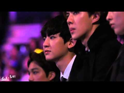 141203 MAMA - ChanYeol reaction to BLOCK B HER