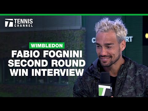 Fabio Fognini Reveals Truth Behind Bleached Blonde Hair | 2024 Wimbledon 2nd Round