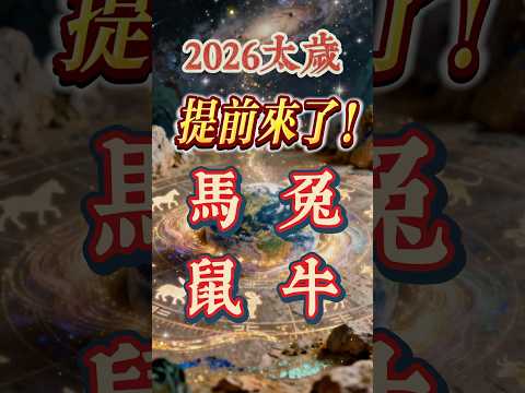馬、兔、鼠、牛，太歲氣息已經在你頭上了！#太歲 #國學 #玄學 #道教 #道家文化 #修行 #佛法 #因果 #智慧 #輪迴 #前世