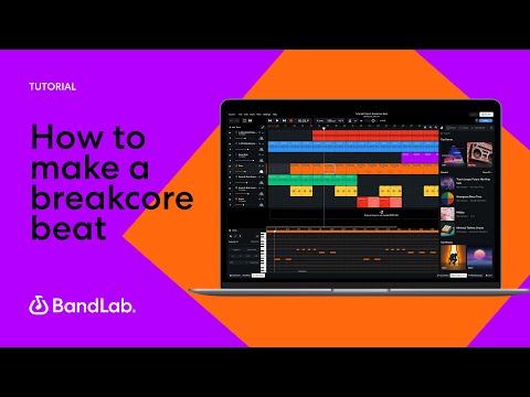 How to make a breakcore beat using BandLab's free web Mix Editor (BandLab Tutorial)