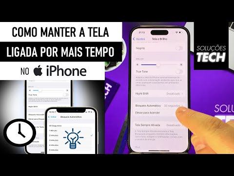Como Manter a TELA LIGADA por mais TEMPO no iPhone