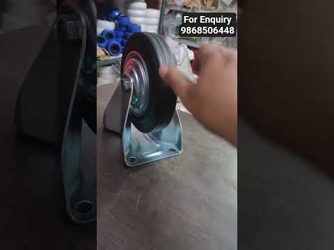 6" Fix #CasterWheel #TrolleyWheel #IndustrialWheel #Fix caster #WheelDealer #reels #art #MadeInIndia