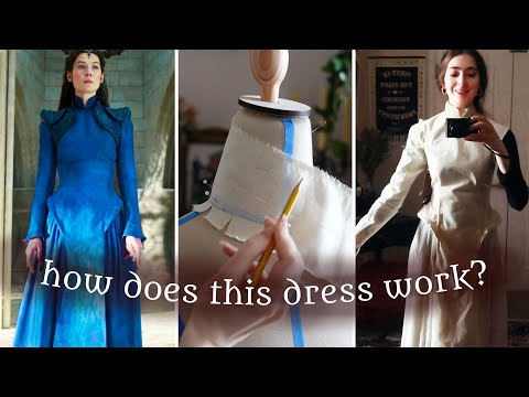 Video: Patterning Moiraine Sedai’s White Tower Dress | The Wheel of Time