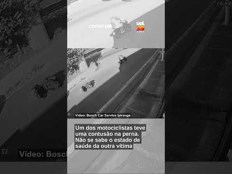 Influenciador Fábio Giga atinge motos ao perder o controle de Porsche em São Paulo; veja o vídeo