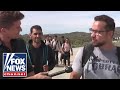DONT CARE: Migrants unphased while illegally crossing border
