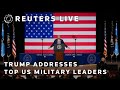 LIVE: Gathering of US generals and admirals in Quantico, Virginia