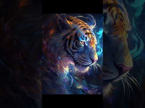 Magical Zodiac signs by Ai #shorts #zodiac #tiger #magical #snake #bunny #dragon #astrology #mouse