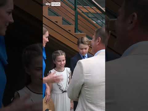 Royals arrive for Wimbledon final