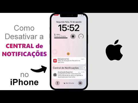 Como Desativar a CENTRAL de NOTIFICAÇÕES no iPhone