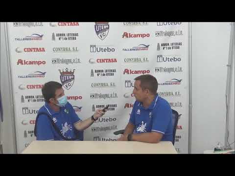 QUIQUE BENEDÍ (Entrenador Borja) FC Utebo 1-0 SD Borja / Jornada 2 - Grupo A / Copa Federación