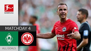 Götze Scores in 7-Goal Drama | Werder Bremen — Frankfurt 3-4 | All Goals | MD 4 – Bundesliga 22/23