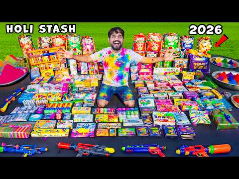 India’s Biggest Holi Stash 2026 | लाखों रुपये के Holi Gadgets 🤯