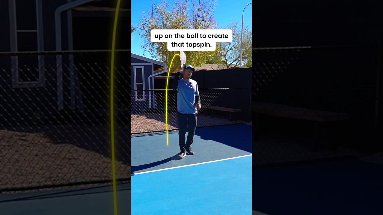 Add topspin to your pickleball drops 💪 3rd shot drops and more. Control with pressure. 5DayVIP.com