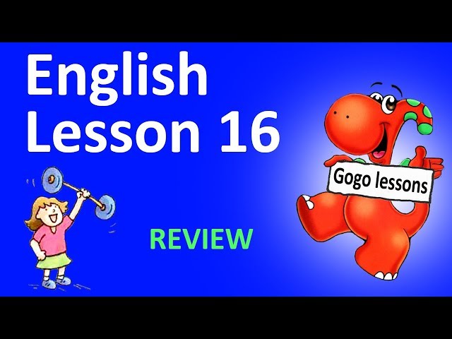 English Lesson 16 –REVIEW. Action verbs, sports| GOGO ENGLISH VIDEO COURSE FOR KIDS