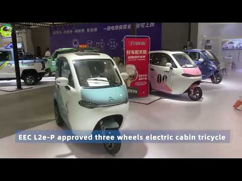 electric tricycle approved by eec coc l2e electric trike