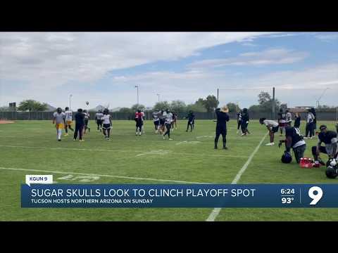 Sugar Skulls look to clinch playoff berth Sunday against Northern Arizona Wranglers
