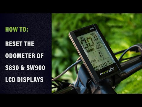 How to: Reset the Odometer of S830 & SW900 LCD Displays (Less than a minute)
