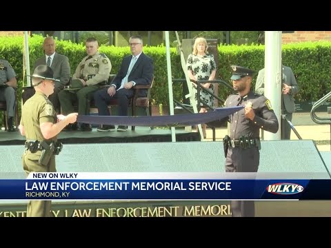 7 officers who lost their live in the line of duty last year honored