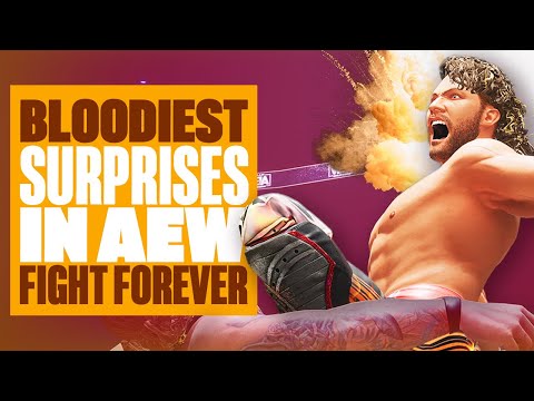 BLOODIEST Surprises In AEW Fight Forever - EXPLODING BARBED WIRE DEATHMATCH?!