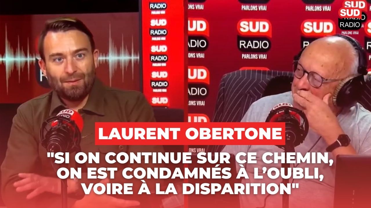 "Si on continue sur ce chemin, on est condamnés à l’oubli" - Laurent Obertone