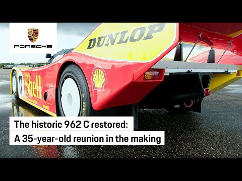 The Porsche 962 C restored to original glory