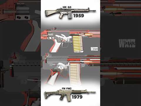 ACTION RIFLES: DELAYED ROLLER vs GAS PISTON - HK G3 vs FN FNC