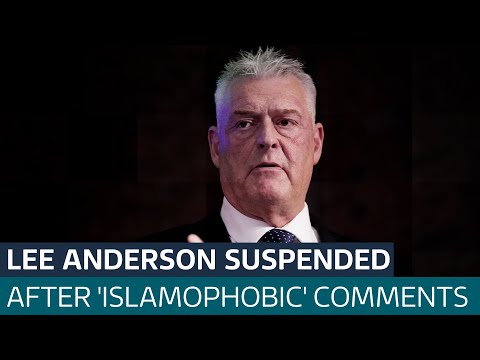 Lee Anderson has Tory whip suspended after ‘refusal to apologise’ for Sadiq Khan comments | ITV News