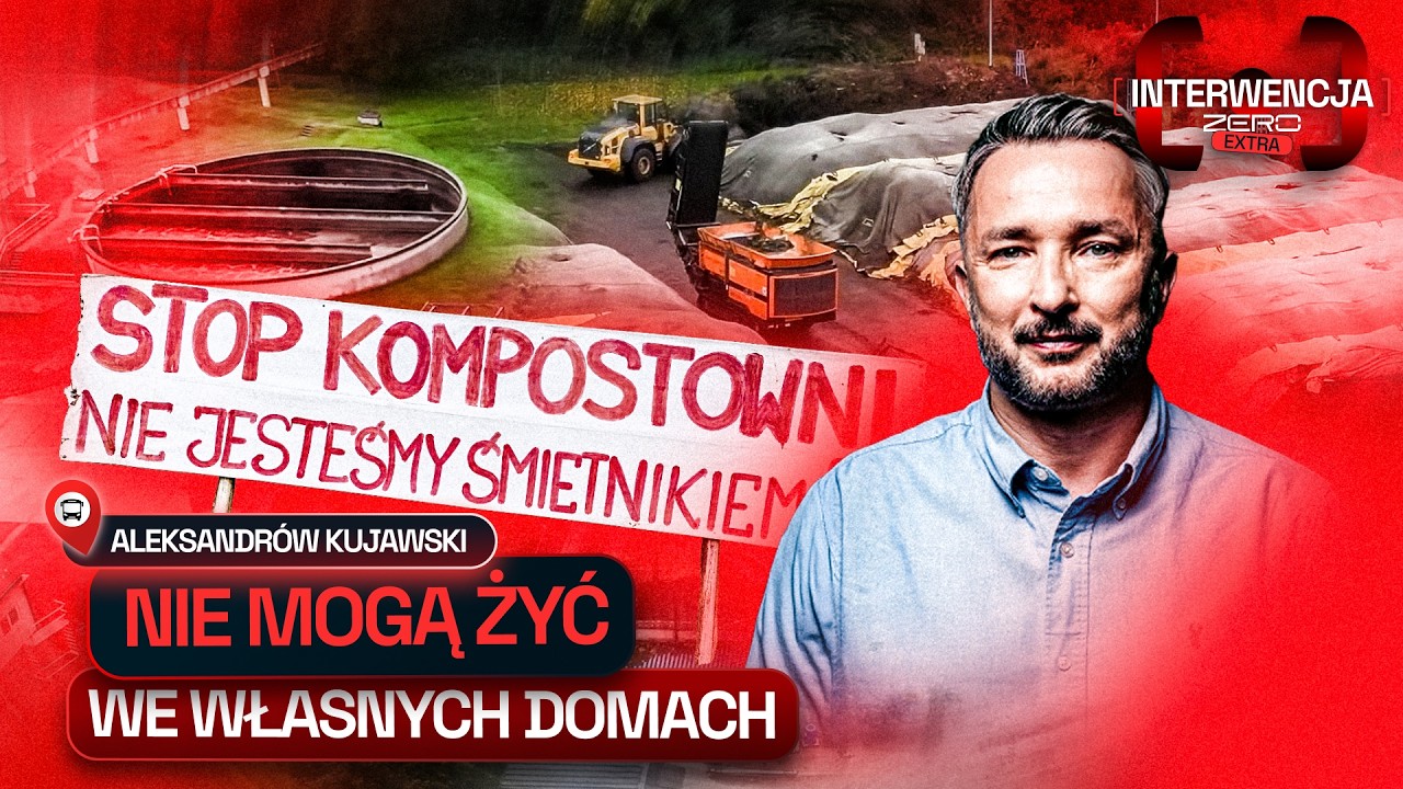 ŚMIERDZĄCY PROBLEM W ALEKSANDROWIE  KUJAWSKIM. WINNA KOMPOSTOWNIA?