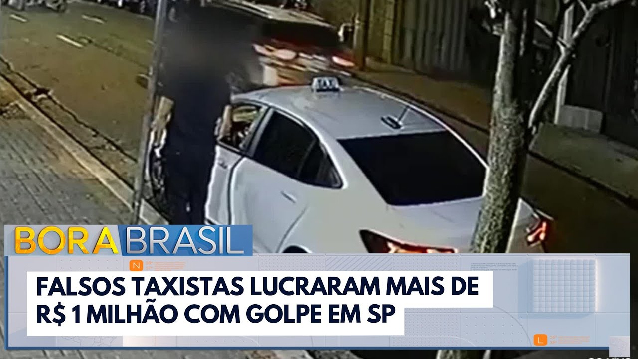 Falsos taxistas lucraram mais de R$ 1 milhão com golpe em SP